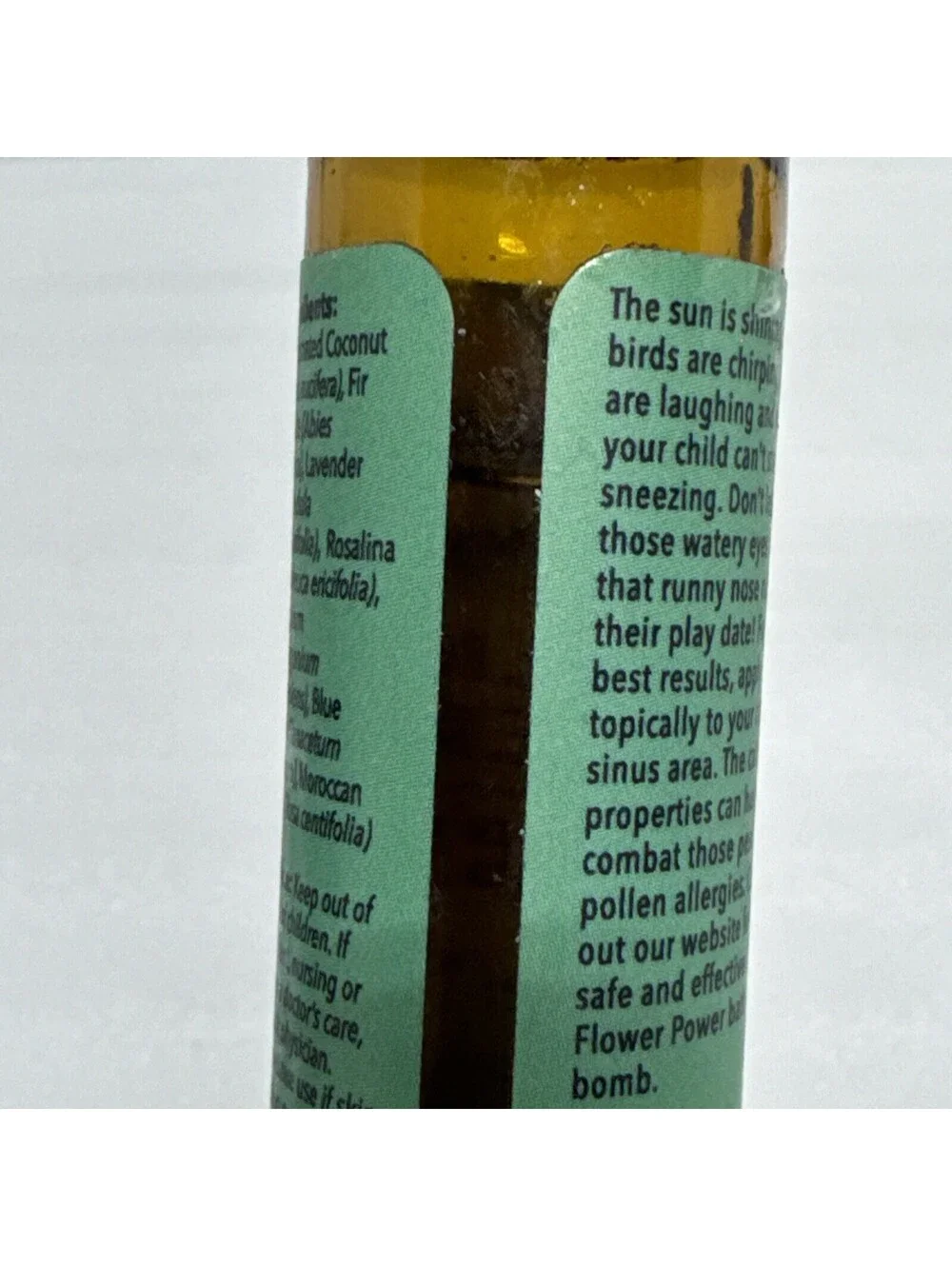 Lot Of 6 Edens Garden Roll On Essential Oils Pollen Buster Germ Ease Sleepy Time
